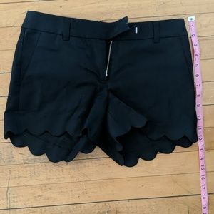 J Crew classy scallop edge shorts